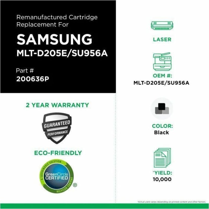 Clover Imaging Remanufactured Extra High Yield Toner Cartridge for Samsung MLT-D205E - Thumbnail 3