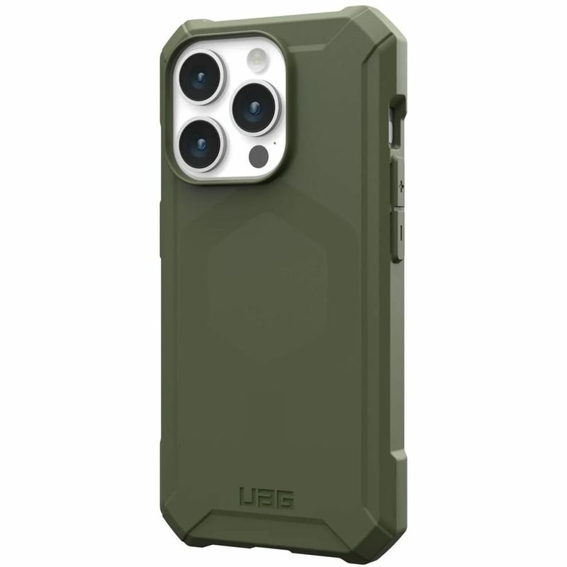Urban Armor Gear Essential Armor iPhone 15 Pro Case - Olive Drab - Thumbnail 5