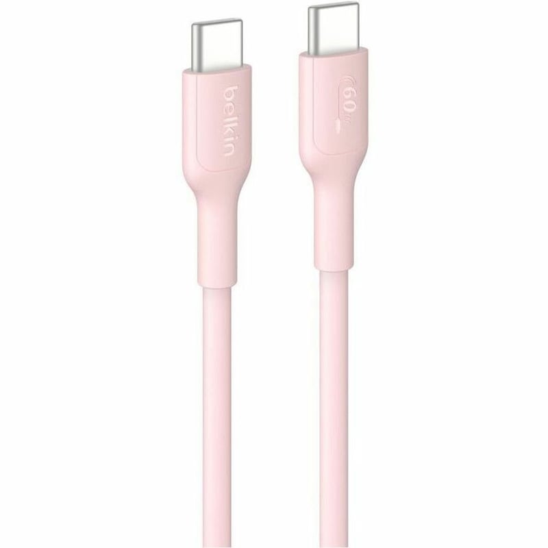 Belkin BoostCharge USB-C to USB-C Cable 60W, 3.3ft/1m, Pink - Thumbnail 1