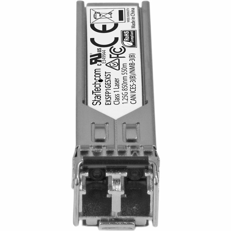 StarTech.com Juniper EX-SFP-1GE-SX Compatible SFP Module - 1000BASE-SX - 1GE SFP 1GbE Multimode Fiber MMF Optic Transceiver 550m DDM - Thumbnail 2