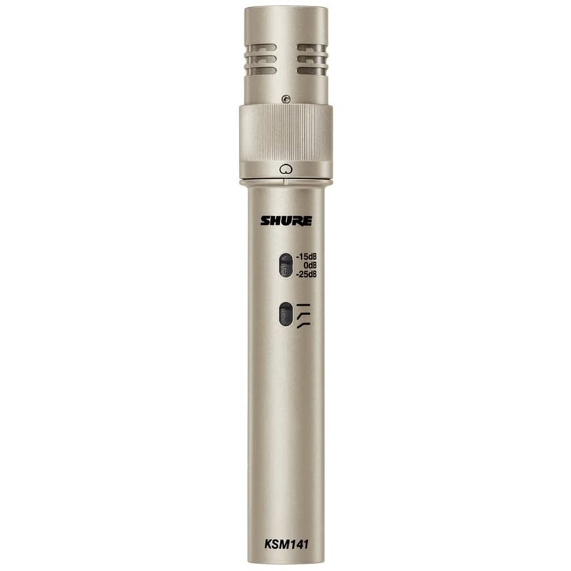 Shure KSM141/SL STEREO Rugged Wired Electret Condenser Microphone - Thumbnail 1