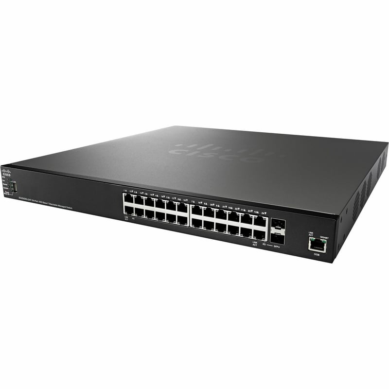 CISCOSG350XG-24T24-PORT10GBASETSTACKABLESWITCHREMANUFACTURED - Thumbnail 1