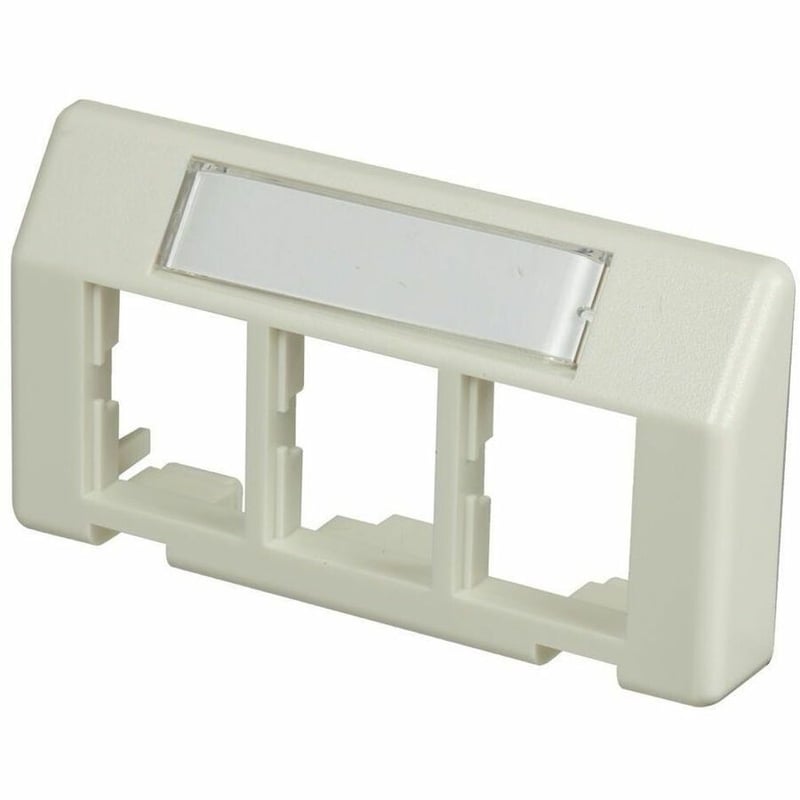FURN PLATE 3 PORT TJ FG WHT