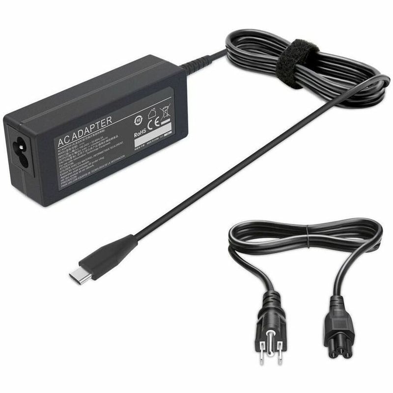 65W PD USBC LAPTOP CHARGER 3.9FT DETACHABLE CABLE USB CHARGING - Thumbnail 4
