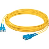 5M YELLOW SC M/M OS2 DUPLEX SMF LSZH FIBER PATCH CABLE