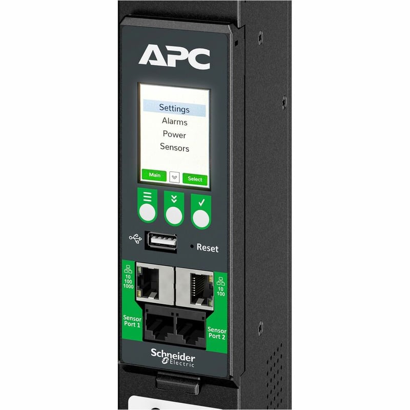 APC NetShelter Rack PDU Advanced, Metered, 3Phase, 43.5kW 400V 63A or 34.6kW 415V 60A, 42 Outlets, IEC309 - Thumbnail 4