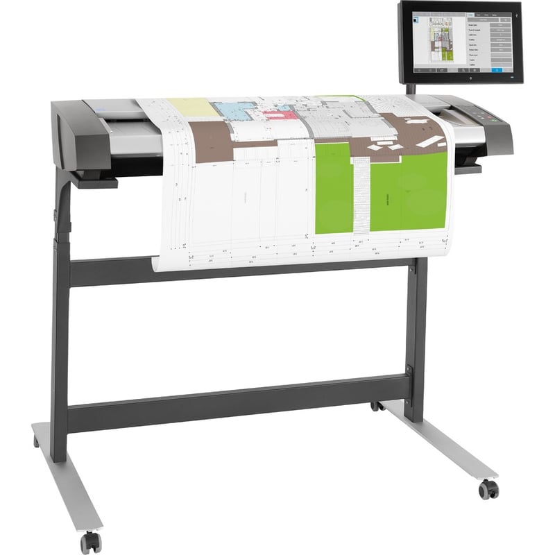 HP HD Pro HD Pro 42-in Large Format Sheetfed Scanner - 1200 dpi Optical - Thumbnail 3