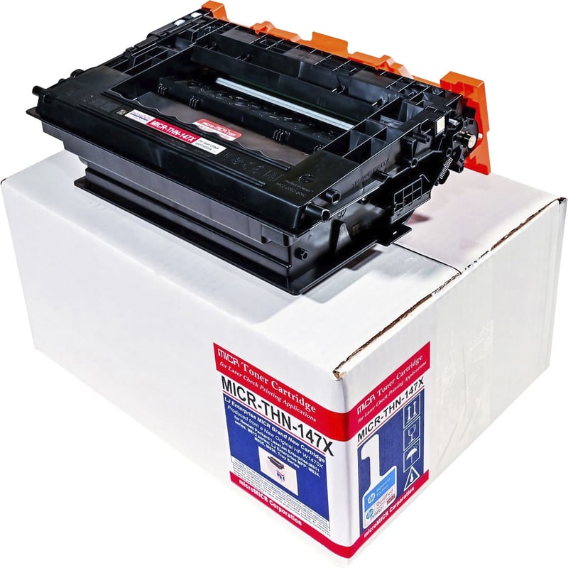 microMICR MICR High Yield Laser Toner Cartridge - Alternative for HP 147X - Black - 1 Each - Thumbnail 1