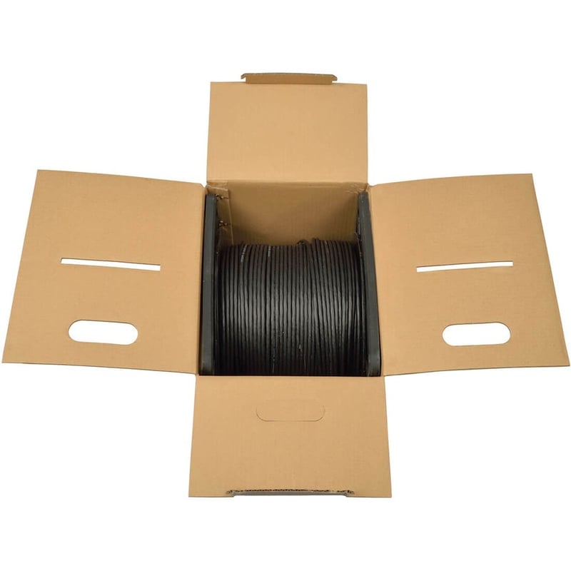 Tripp Lite by Eaton Cat6 Gigabit Solid Core Plenum-Rated UTP CMP PVC Bulk Ethernet Cable Black 1000 ft. (304.8 m) - Thumbnail 3