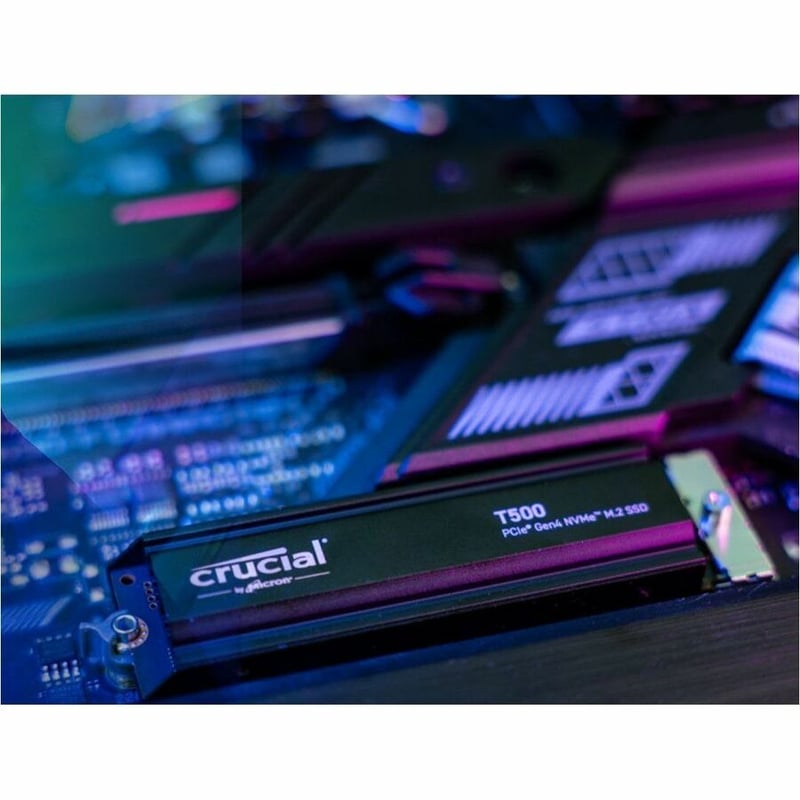 CRUCIAL 4TB T500 PCIE 4.0 X4 M.2 INTERNAL SSD WITH HEATSINK - Thumbnail 2
