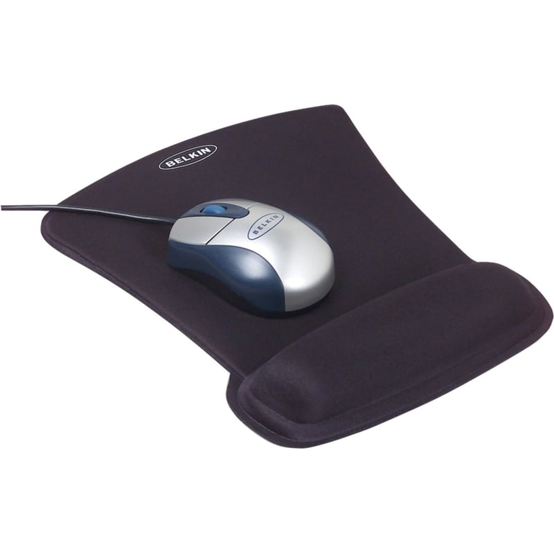 Belkin WaveRest Gel Mouse Pad (Black), 1 Pack - Thumbnail 1