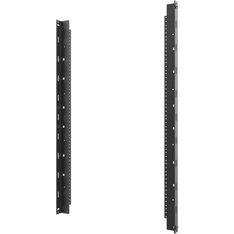 On-Q SWMRK12RU Mounting Rail Kit for Cabinet - Black - TAA Compliant