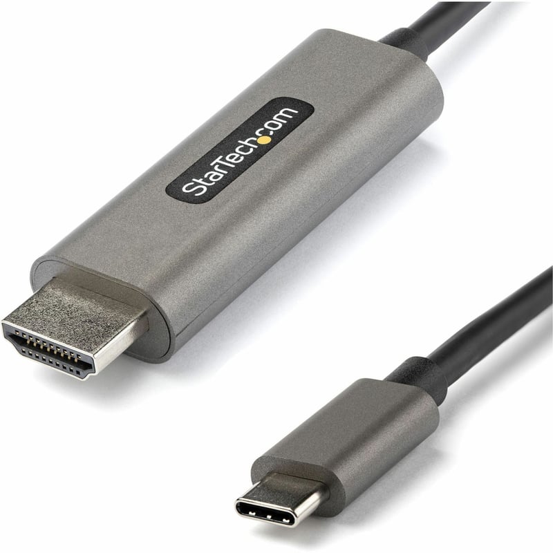 StarTech.com 10ft (3m) USB C to HDMI Cable 4K 60Hz with HDR10, Ultra HD USB Type-C to HDMI 2.0b Video Adapter Cable, DP 1.4 Alt Mode HBR3 - Thumbnail 1