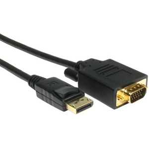 15FT DISPLAYPORT - VGA (SVGA, HD15) M-M ADAPTER CABLE WILL ALLOW YOU TO CONNECT