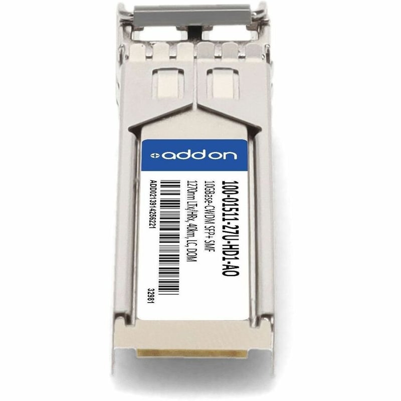 AddOn Calix® 100-01511-27U-HD1 Compatible TAA 10GBase-CWDM HD1 SFP+ Transceiver (SMF, 1270nm LTx/HRx, 40km, LC, DOM) - Thumbnail 4