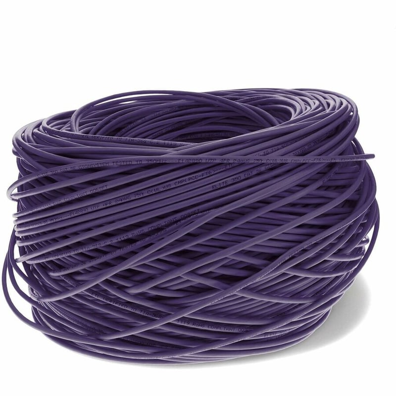 ADDON 1000FT PURPLE CAT5E UTP PLENUM COPPER PATCH CABLE - Thumbnail 2