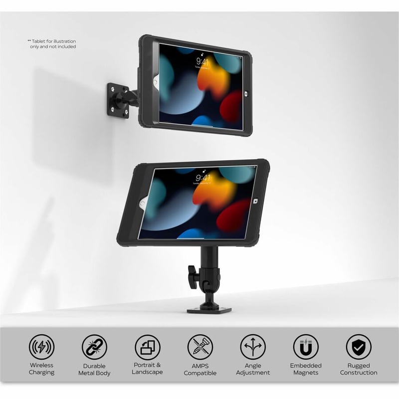 CTA Digital Vehicle Dash Mount Kit with Wireless Inductive Charging Case - Thumbnail 2