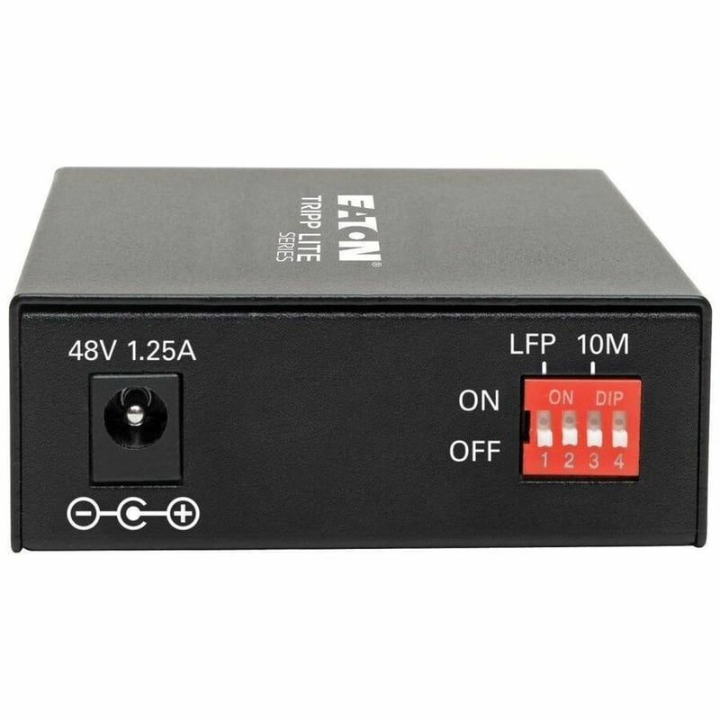 Tripp Lite by Eaton Gigabit Multimode Fiber to Ethernet Media Converter POE+ - 10/100/1000 LC 850 nm 550M (1804.46 ft.) - Thumbnail 2