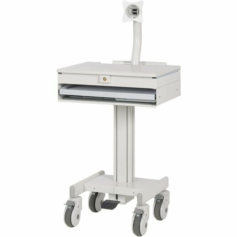 Eaton Tripp Lite Series Mobile Workstation with Monitor Arm, Casters, Locking Drawer, TAA - Thumbnail 5