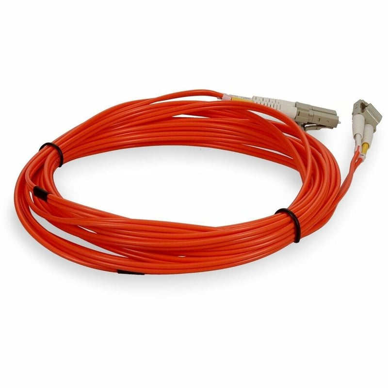 AddOn 3m LC (Male) to LC (Male) Orange OM1 Duplex Fiber OFNR (Riser-Rated) Patch Cable - Thumbnail 5