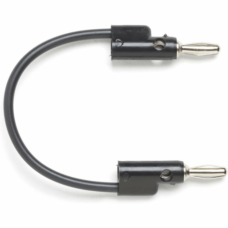 Pomona Banana Plug Patchcord (Black)