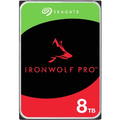 Seagate IronWolf Pro ST8000NT001 8 TB Hard Drive - 3.5" Internal - SATA (SATA/600) - Conventional Magnetic Recording (CMR) Method - Thumbnail 1