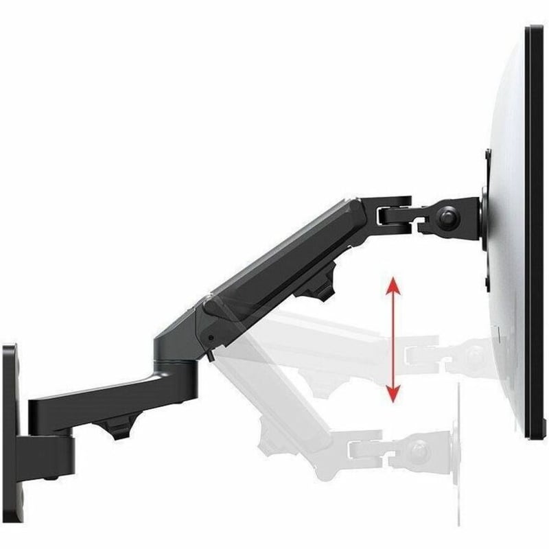 WORKSTREAM BY MONOPRICE ADJUSTABLE GAS SPRING 2-SEGMENT WALL MOUNT FOR MONITORS - Thumbnail 3