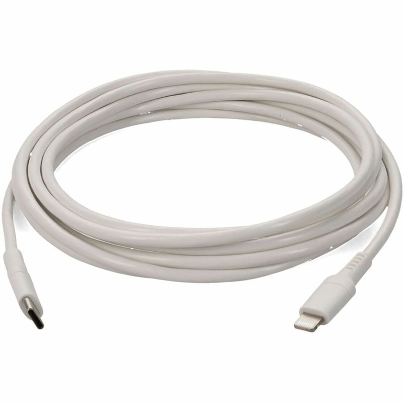 6ft (2m) USB-C 3.1 Male to Lightning Male Sync and Charge White Cable