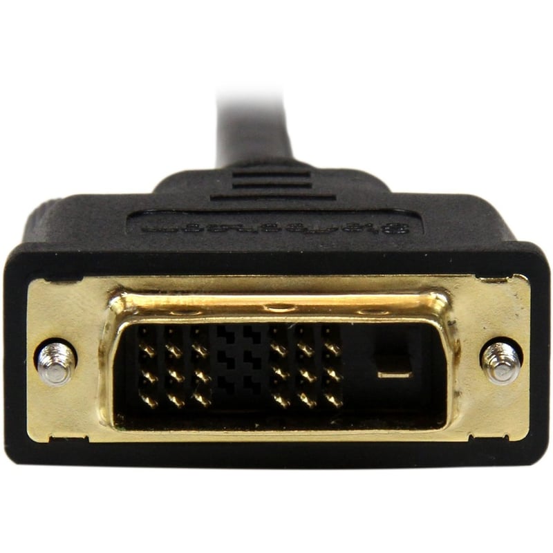StarTech.com 2m (6.6 ft) Mini HDMI to DVI Cable, DVI-D to HDMI Cable (1920x1200p), HDMI Mini Male to DVI-D Male Display Cable Adapter - Thumbnail 5