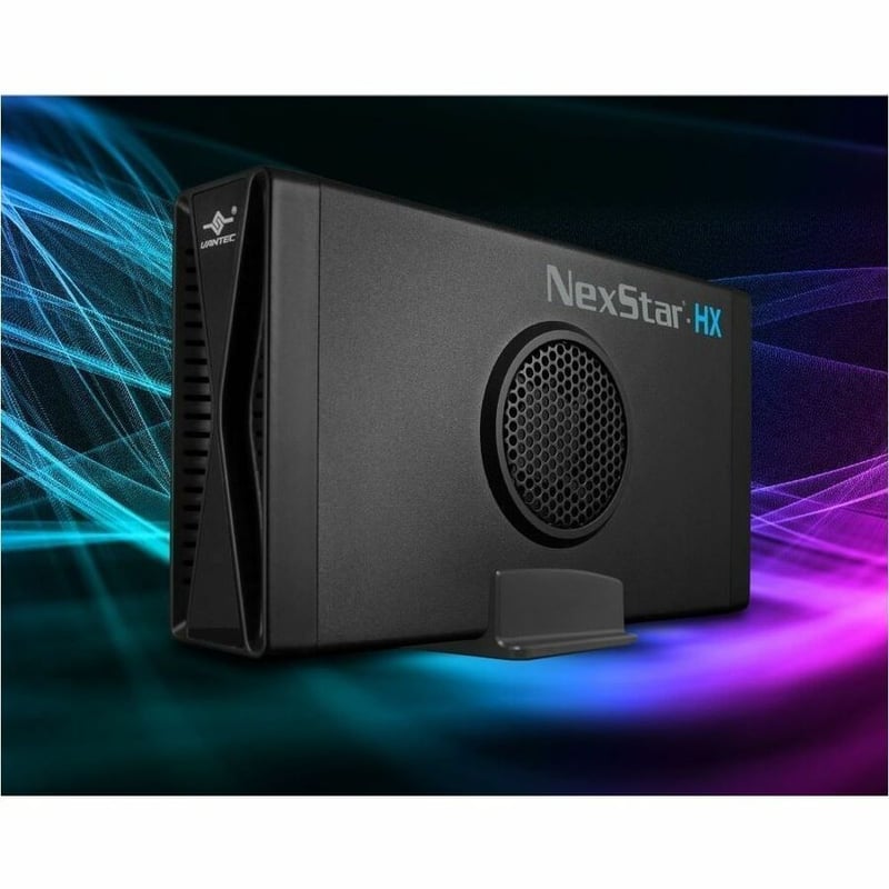 Vantec NexStar HX NST-387S3-BK Drive Enclosure SATA/600 - USB 3.0 Type B Host Interface - UASP Support - Thumbnail 3