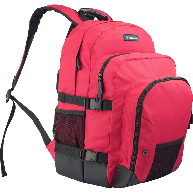 TechProducts360 Tech Pack Carrying Case Notebook - Red - Thumbnail 1