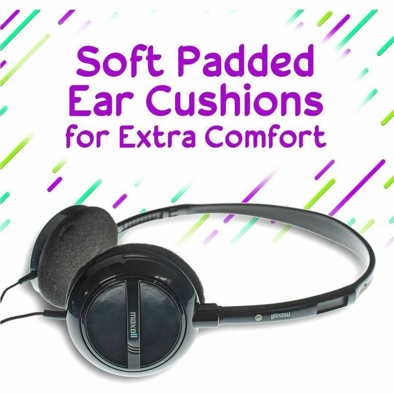Maxell Lightweight Stereo Headphones - Thumbnail 5