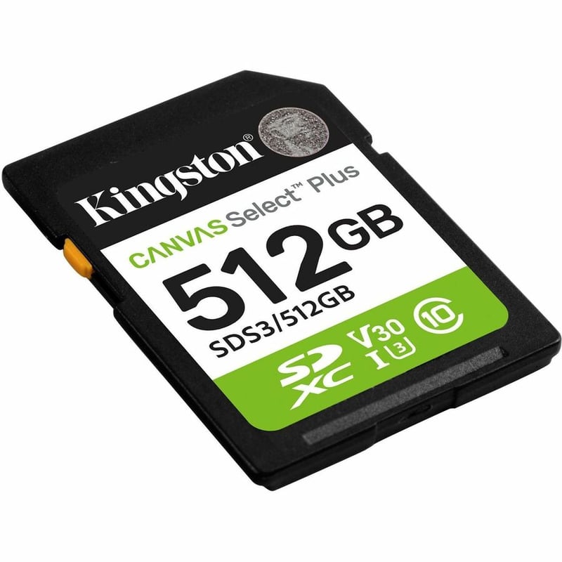 512GB SDXC CANVAS SELECT PLUS GEN3 150MB/S C10 UHS-I U3 V30 - Thumbnail 2