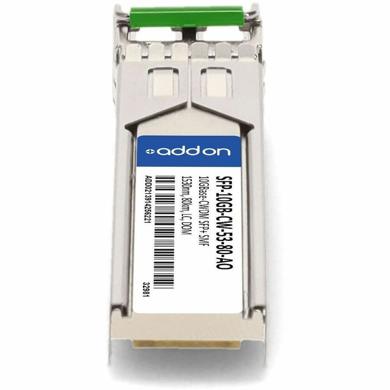 AddOn MSA and TAA 10GBase-CWDM SFP+ Transceiver (SMF, 1530nm, 80km, LC, DOM) - Thumbnail 4