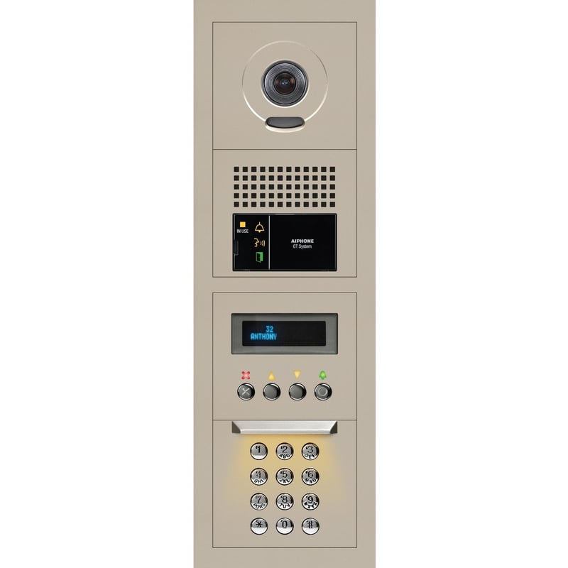 AIPHONE VIDEO ENTRANCE STATION1X4 MODULAR WITH