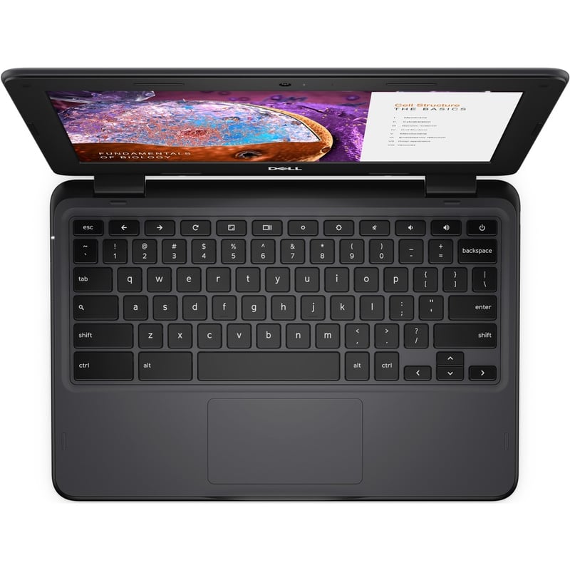 Dell Education Chromebook 3000 3110 11.6" Touchscreen Chromebook - HD - 1366 x 768 - Intel Celeron N4500 Dual-core (2 Core) 1.10 GHz - 4 GB Total RAM - 32 GB Flash Memory - Thumbnail 2