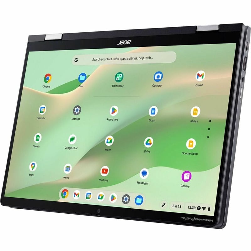 Acer Chromebook Spin 714 CP714-2WN CP714-2WN-53TY 14" Touchscreen Convertible 2 in 1 Chromebook - WUXGA - 1920 x 1200 - Intel Core i5 13th Gen i5-1335U Deca-core (10 Core) 1.30 GHz - 16 GB Total RAM - 256 GB SSD - Steel Gray - Thumbnail 4