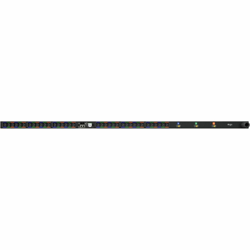 Vertiv Geist Switched Rack PDU with Next Generation IMD - 0U| 30A| 208V| (30) U-Lock C13 and (6) U-Lock C19| L6-30P Plug| 4.9kW| VP7N30AN - Thumbnail 1