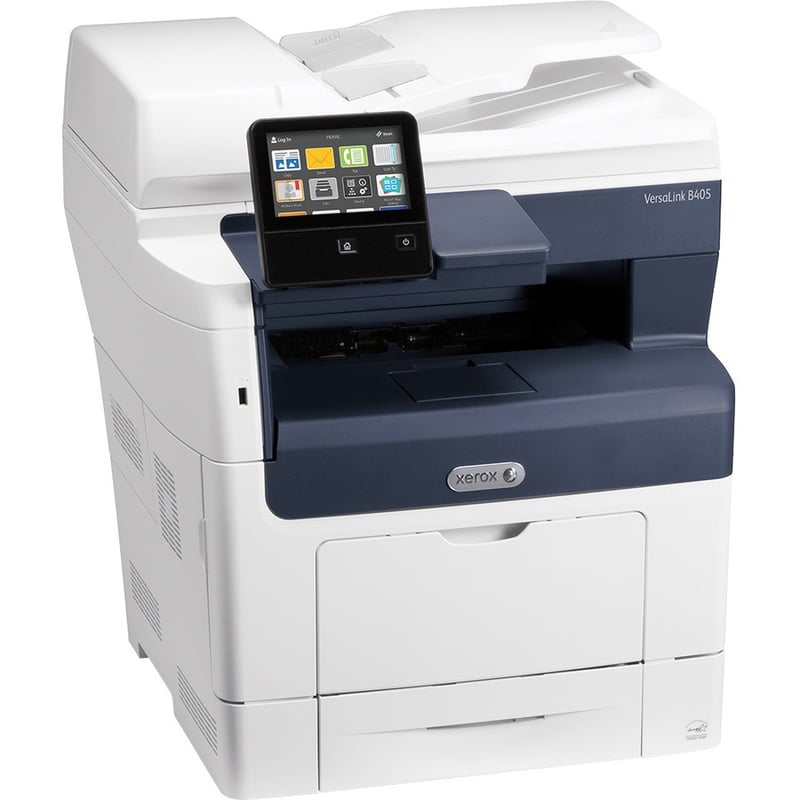 Xerox VersaLink B405/DNM Laser Multifunction Printer-Monochrome-Copier/Fax/Scanner-47 ppm Mono Print-1200x1200 Print-Automatic Duplex Print-110000 Pages Monthly-700 sheets Input-Color Scanner-600 Optical Scan-Monochrome Fax-Gigabi - Thumbnail 4