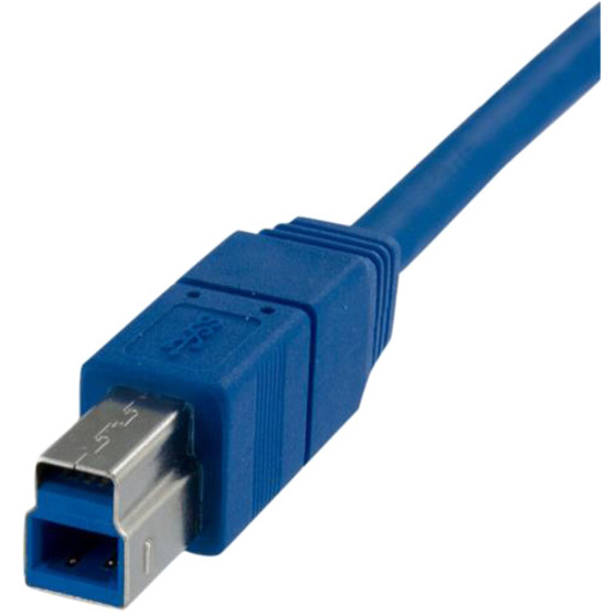 StarTech.com SuperSpeed USB 3.0 (5Gbps) Cable A to B - USB 3.0 A (M) to USB 3.0 B (M) - 480 MBytes/s or 4.8 Gbps - 3 ft - Thumbnail 2