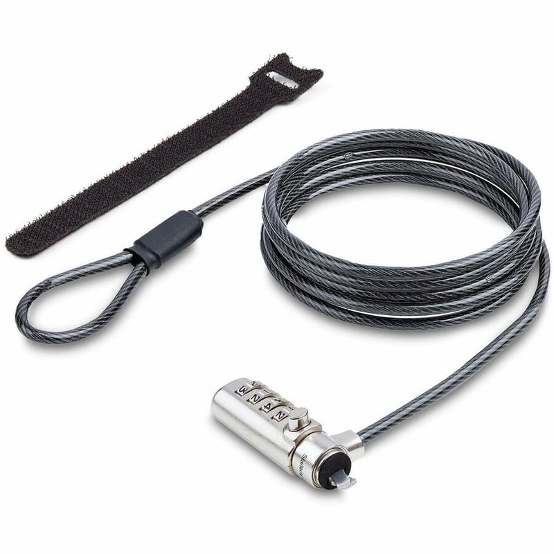 SLIM LAPTOP CABLE LOCK 6.6FT K-SLOT COMPATIBLE COMBINATION - Thumbnail 5