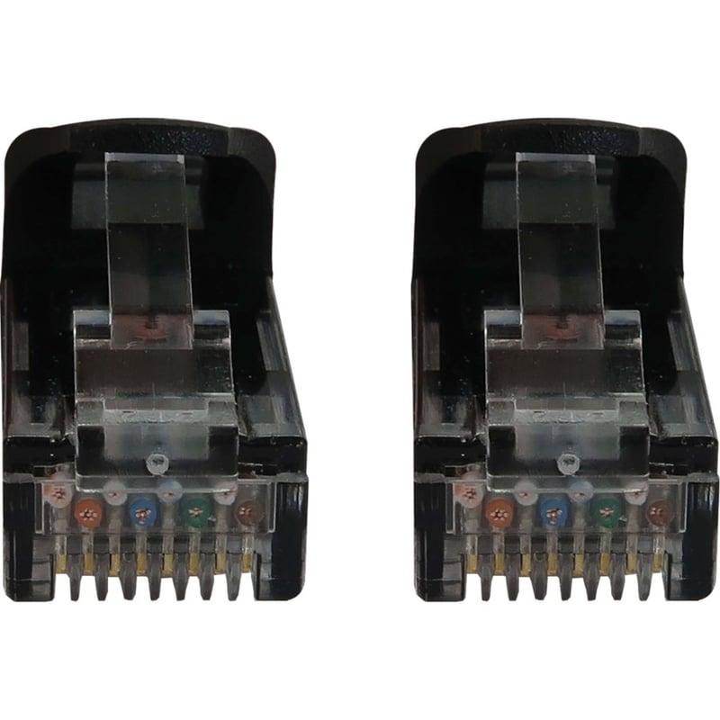 Eaton Tripp Lite Series Cat6a 10G Snagless Molded UTP Ethernet Cable (RJ45 M/M), PoE, Black, 6 in. (15 cm) - Thumbnail 3