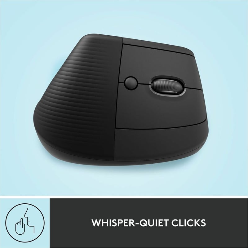 Logitech Lift Vertical Ergonomic Mouse (Graphite) - Thumbnail 4