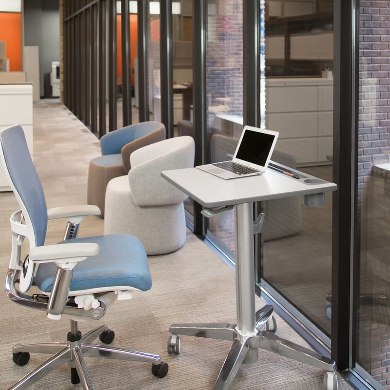 Ergotron LearnFit Sit-Stand Desk, Short - Thumbnail 3