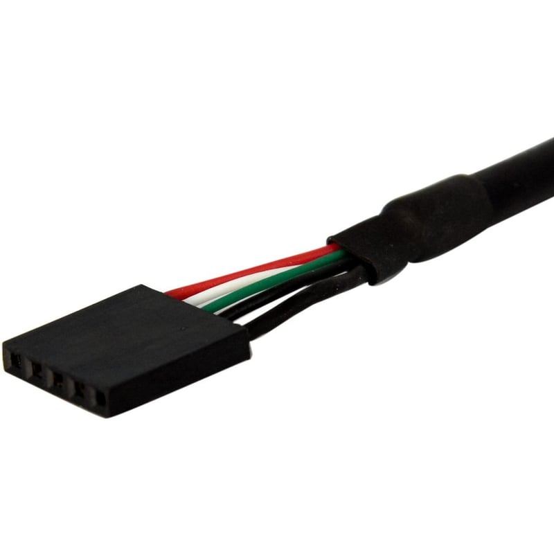 StarTech.com 1 ft Panel Mount USB Cable - USB A to Motherboard Header Cable F/F - Thumbnail 3