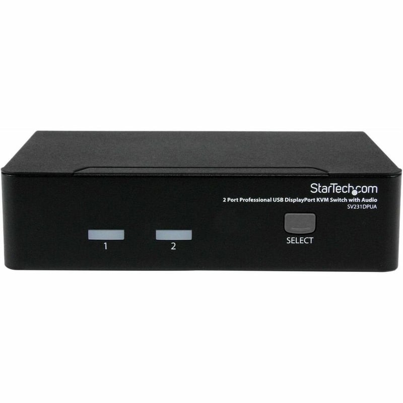 StarTech.com 2 Port USB DisplayPort KVM Switch with Audio - Thumbnail 3