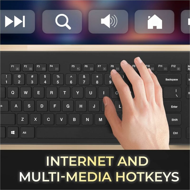 WIRELSS SCISSOR SWITCHKEYBOARD 2.4G DESKTOP - Thumbnail 3