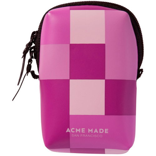Acme Made AM00855CEU Carrying Case (Pouch) Camera - Pink Gingham - Thumbnail 1