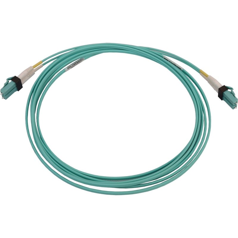 Eaton Tripp Lite Series 400G Multimode 50/125 OM4 Switchable Fiber Optic Cable (Duplex LC-PC M/M), LSZH, Aqua, 3 m (9.8 ft.) - Thumbnail 2