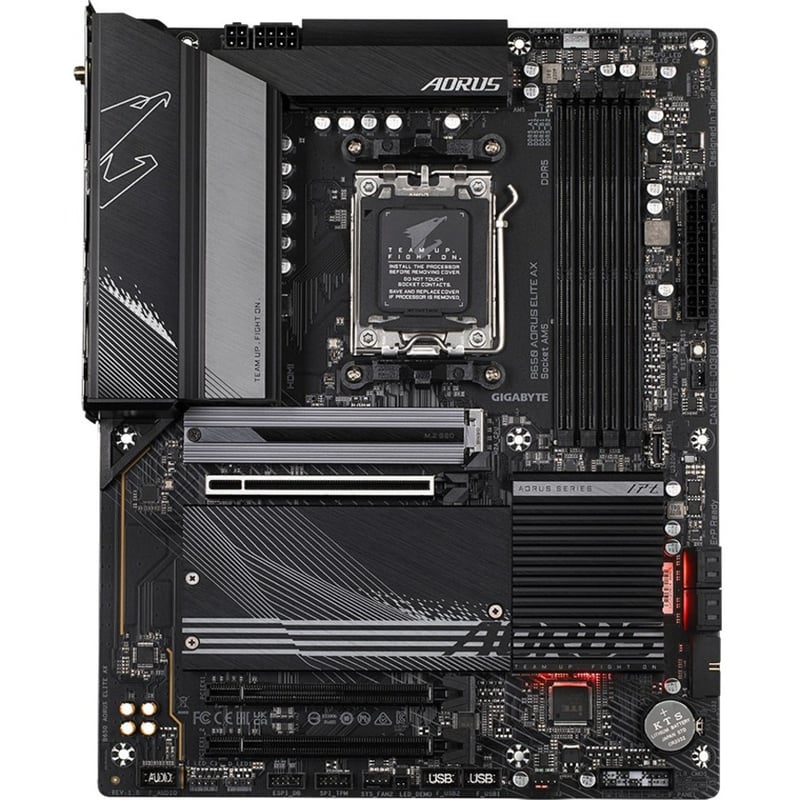Aorus B650 ELITE AX Gaming Desktop Motherboard - AMD B650 Chipset - Socket AM5 - ATX - Thumbnail 2